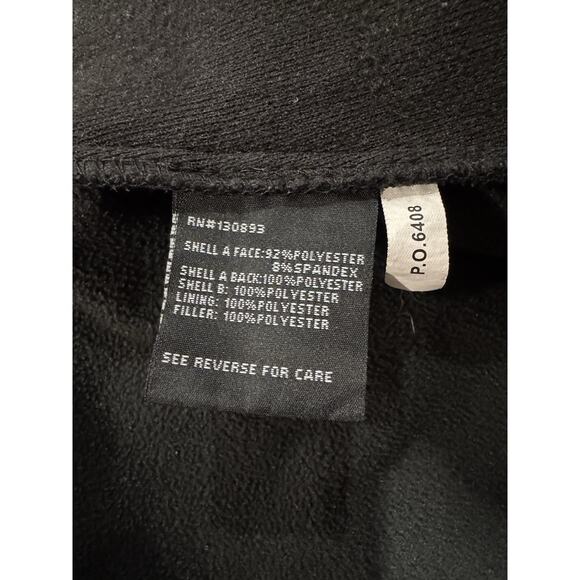 New Balance Hybrid Jacket Womens Medium Black Quilted Fleece Winter Running - Picture 4 of 4